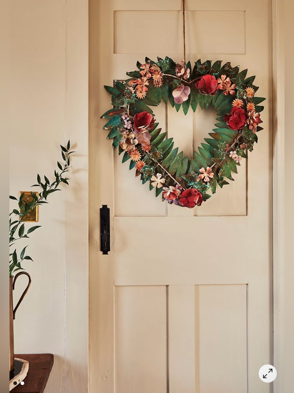 terrain Iron Heart Leaf Wreath
